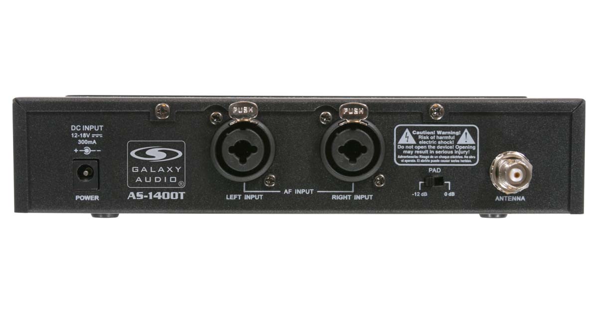 Galaxy Audio AS-1400 Wireless In-Ear Transmitter