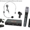 EDX Wireless Handheld and Headset Mic System