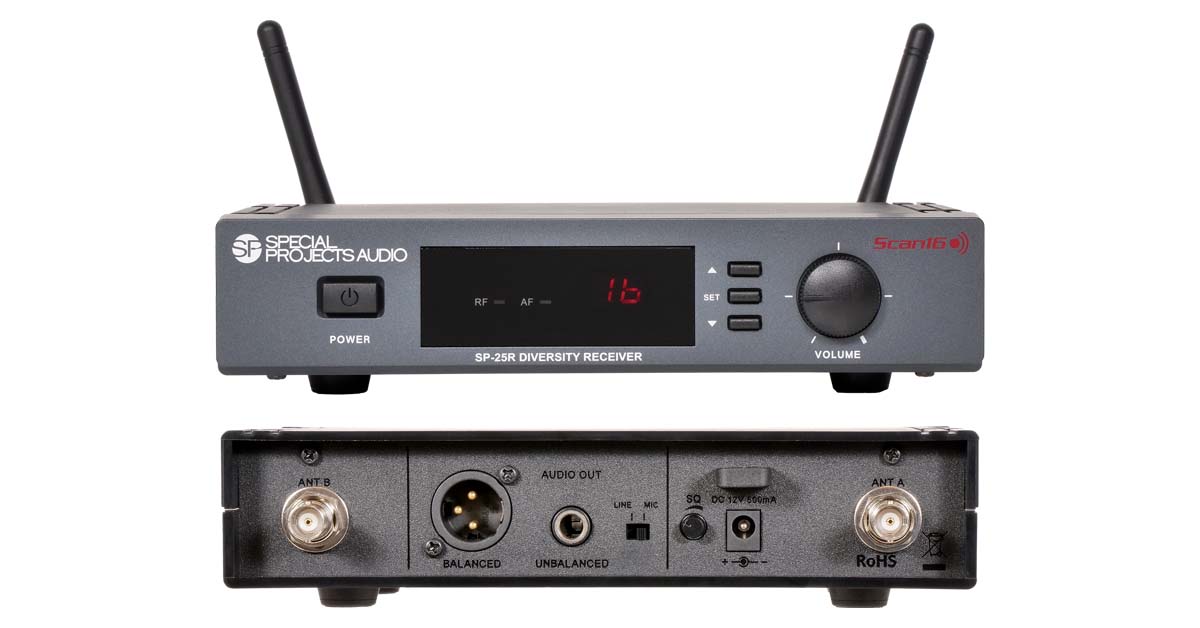 Scan16 Wireless Receiver front and back