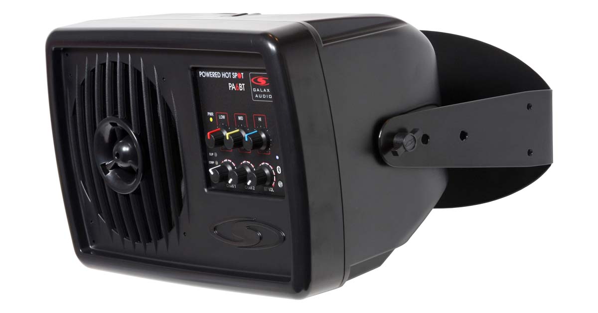 PA6BT Powered Monitor with Wall and and stand mount