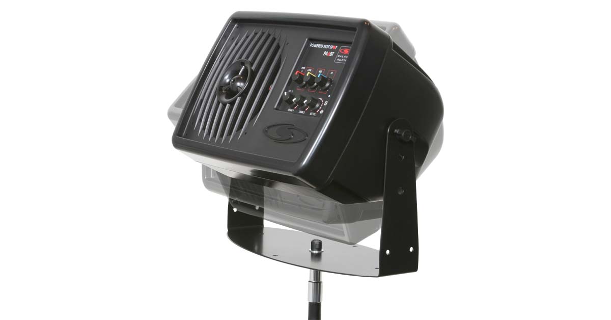 PA6BT Active Compact Personal Monitor with wall and stand mount