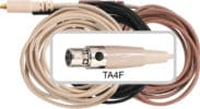 CBLSHU Shure Headset Mic Cable TA4F