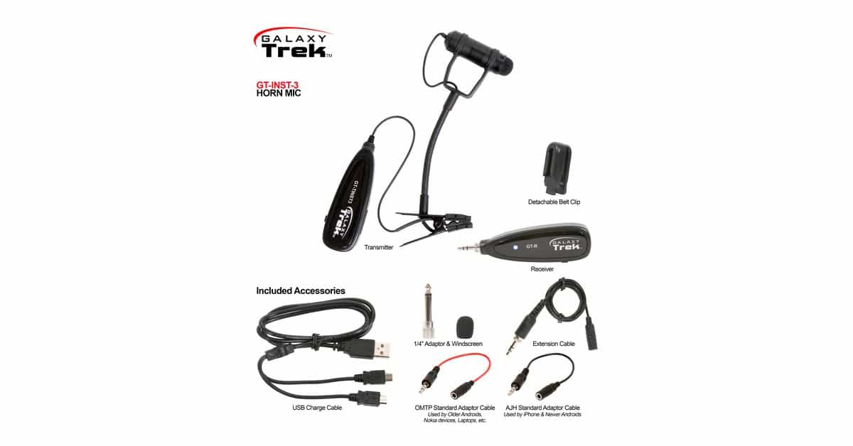 GT-INST-3 Horn Mic System