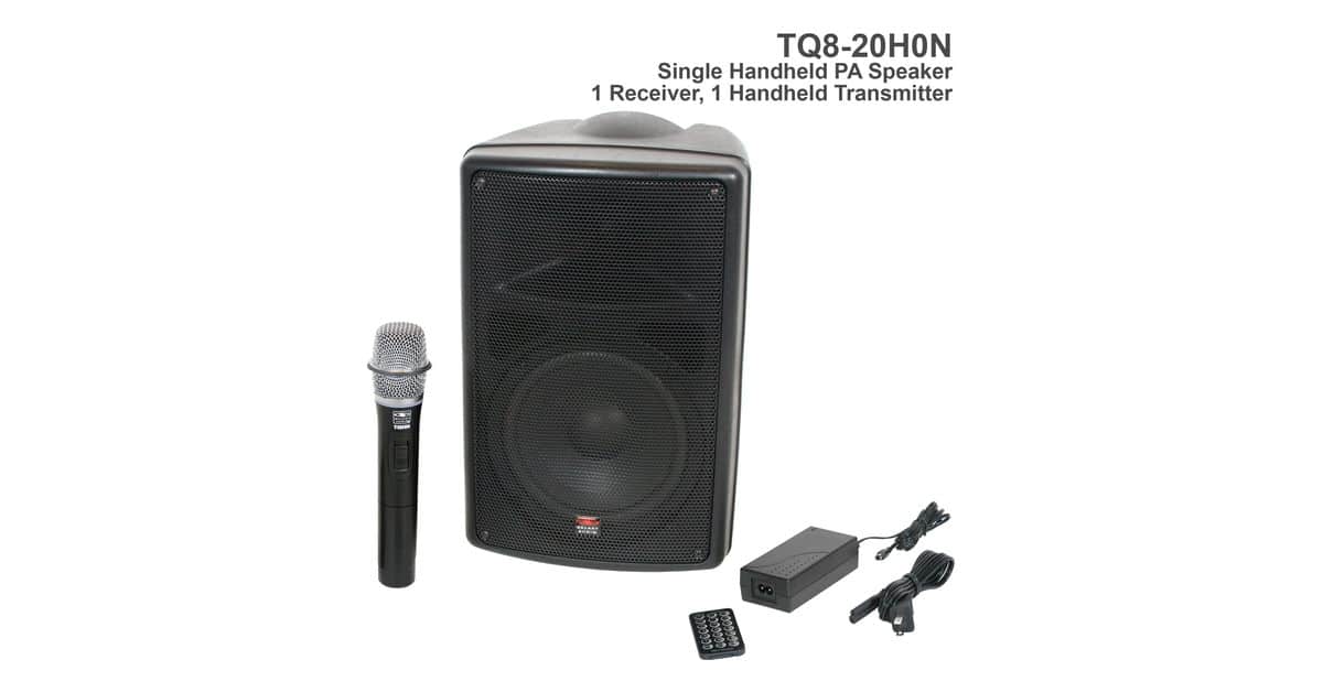 TQ8 Single Handheld Mic System N2 Frequency Front