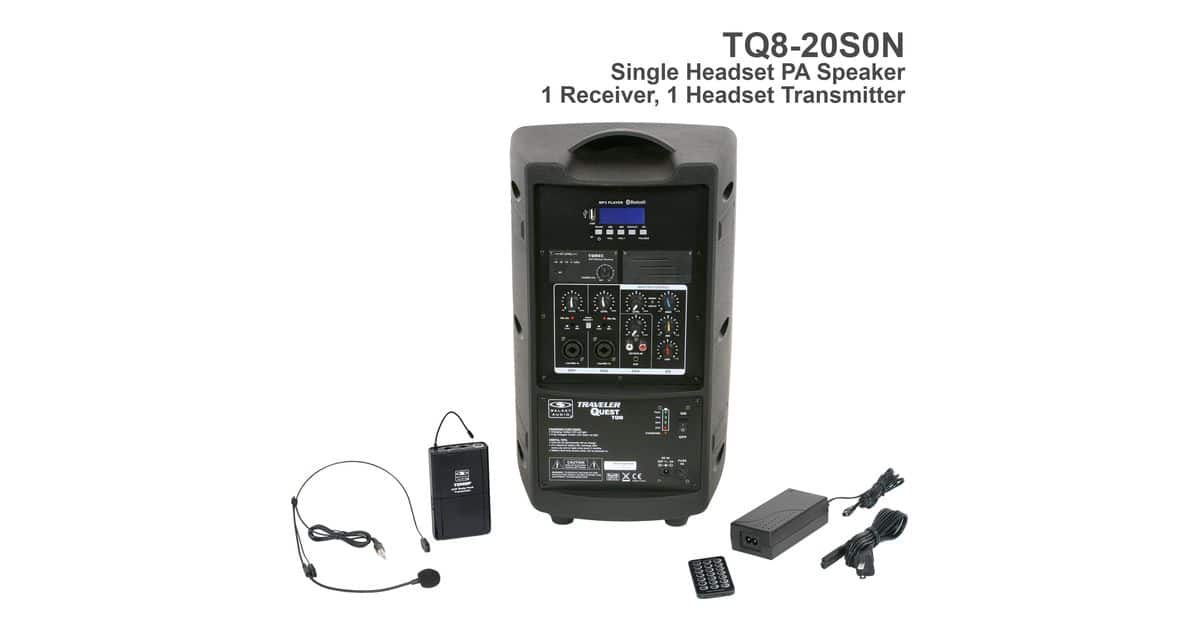 Traveler Quest 8 Single Headset Mic N2 Frequency Back