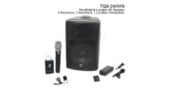 Wireless TQ8 Handheld and Lav Microphone System Front