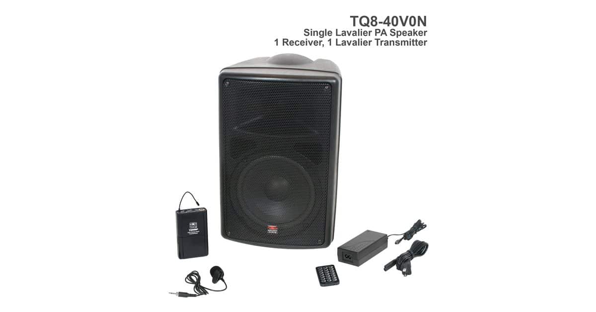 N4 Frequency Traveler Quest 8 Single Lavalier Microphone PA Front