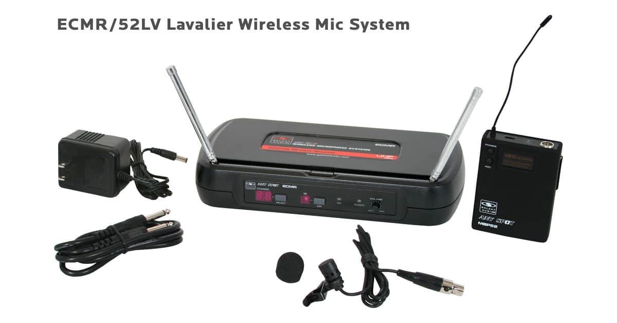 ECM Lavalier Wireless Microphone System