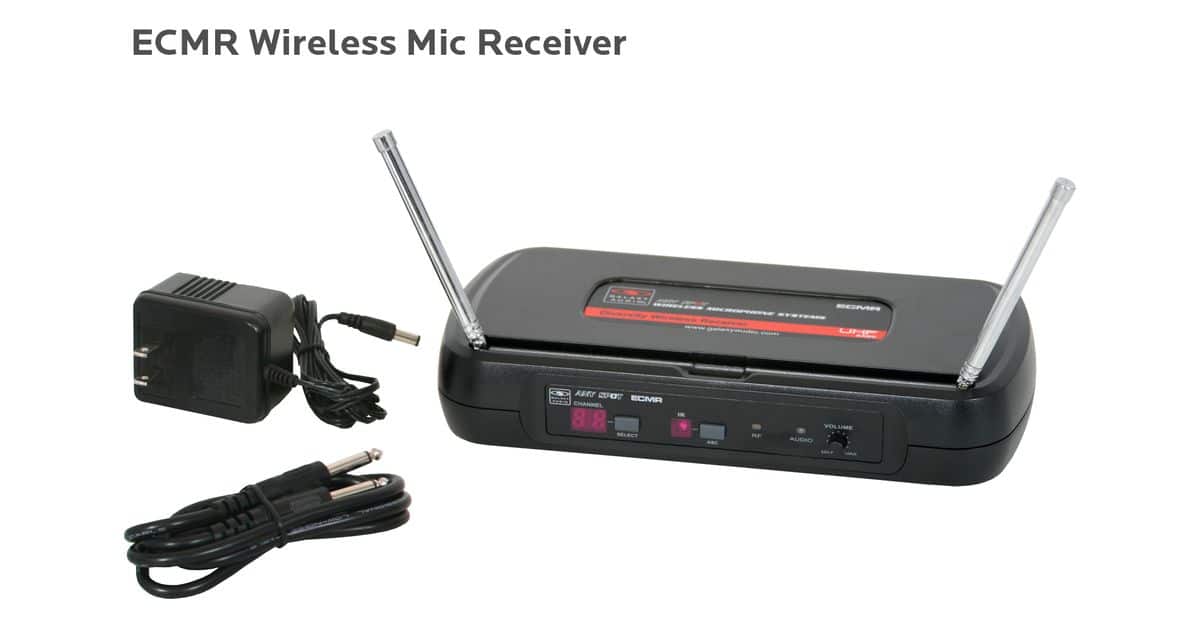 ECM Mic Receiver and components