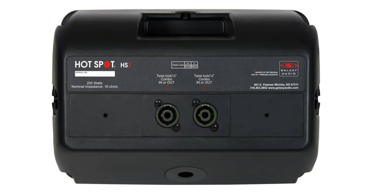 Galaxy Audio Passive Hot Spot Monitor HS7