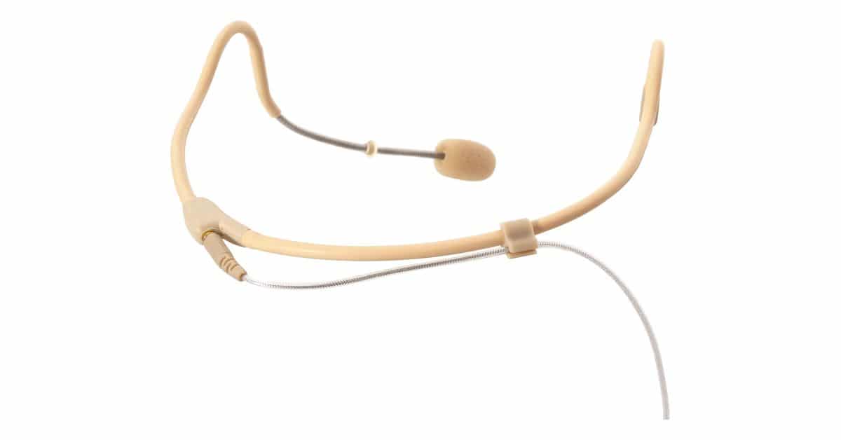 HSM24 Waterproof Headset Microphone with Cable