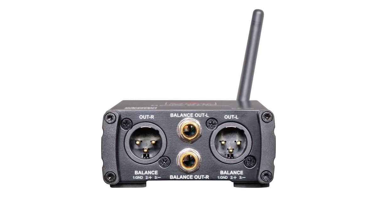 JIB/BT8R Portable Bluetooth Receiver Back