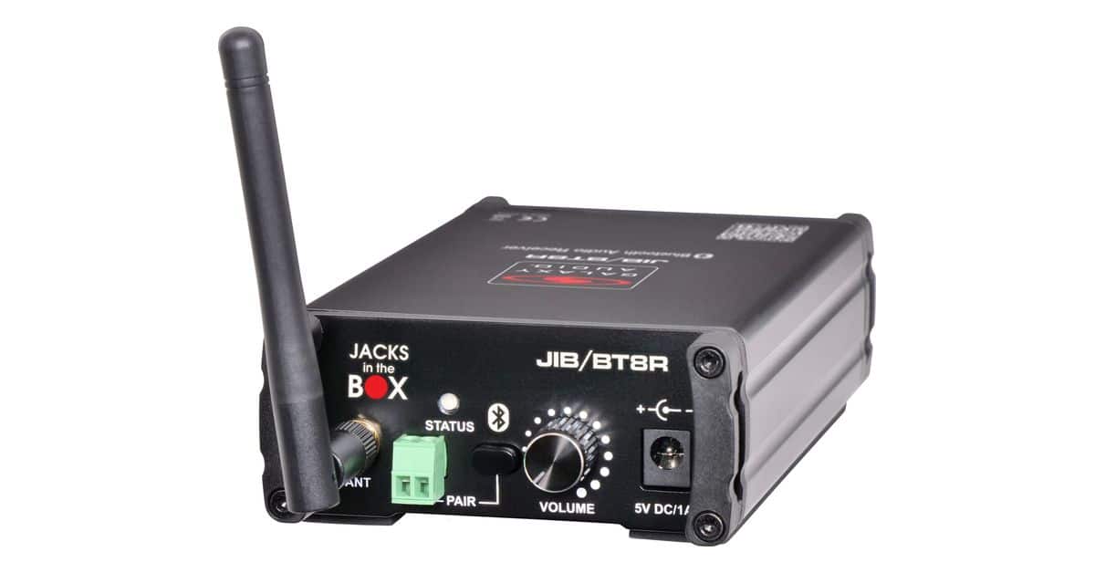 JIB/BT8R Stereo Bluetooth Receiver