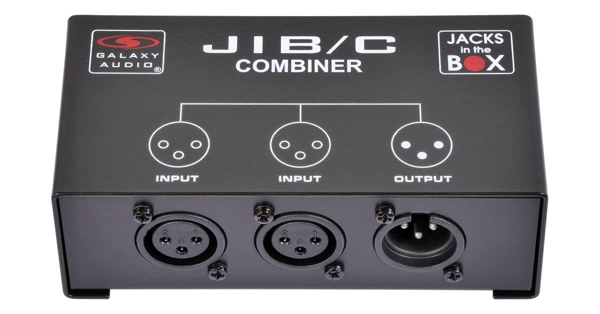JIB/C XLR and Microphone Combiner