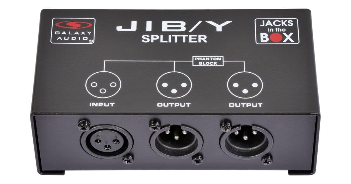 JIB/Y 2-Way XLR Splitter