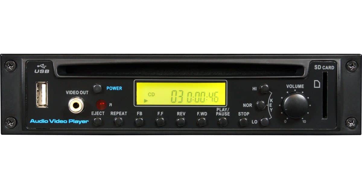 RM-CDV Traveler DVD, CD, & MP3 Player