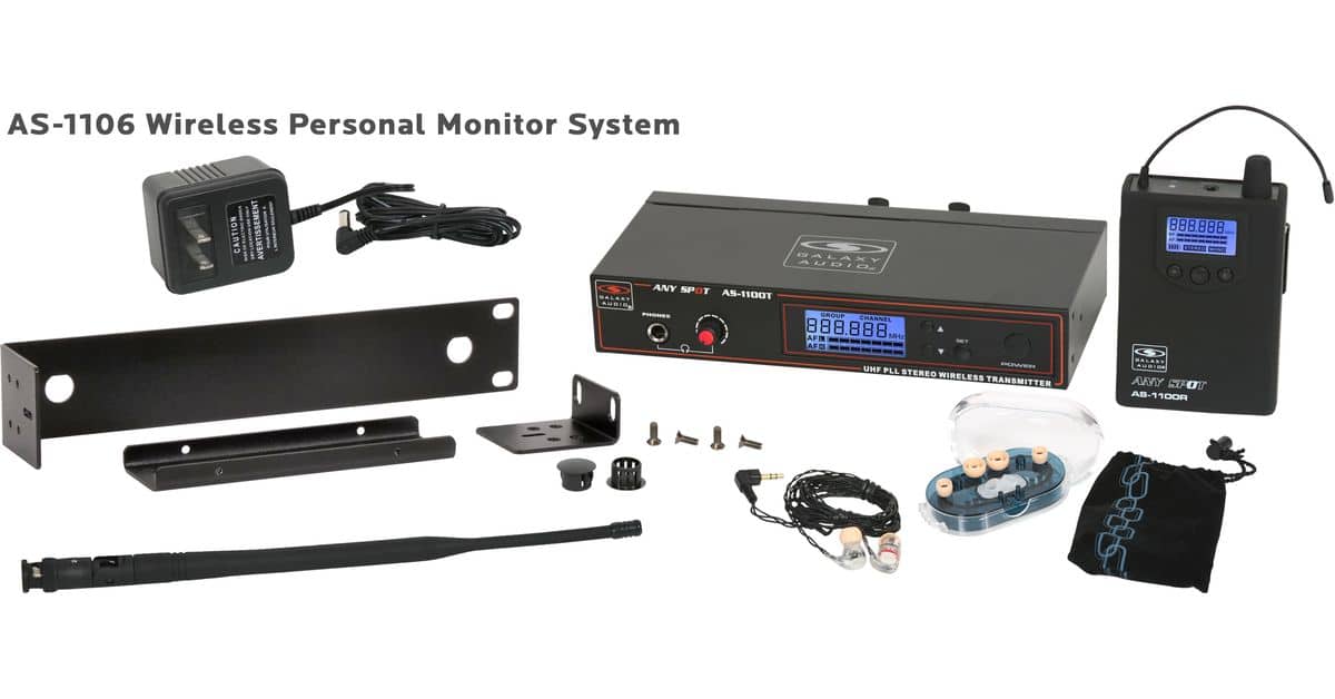 AS-1106 with EB6 Wireless In-Ear System