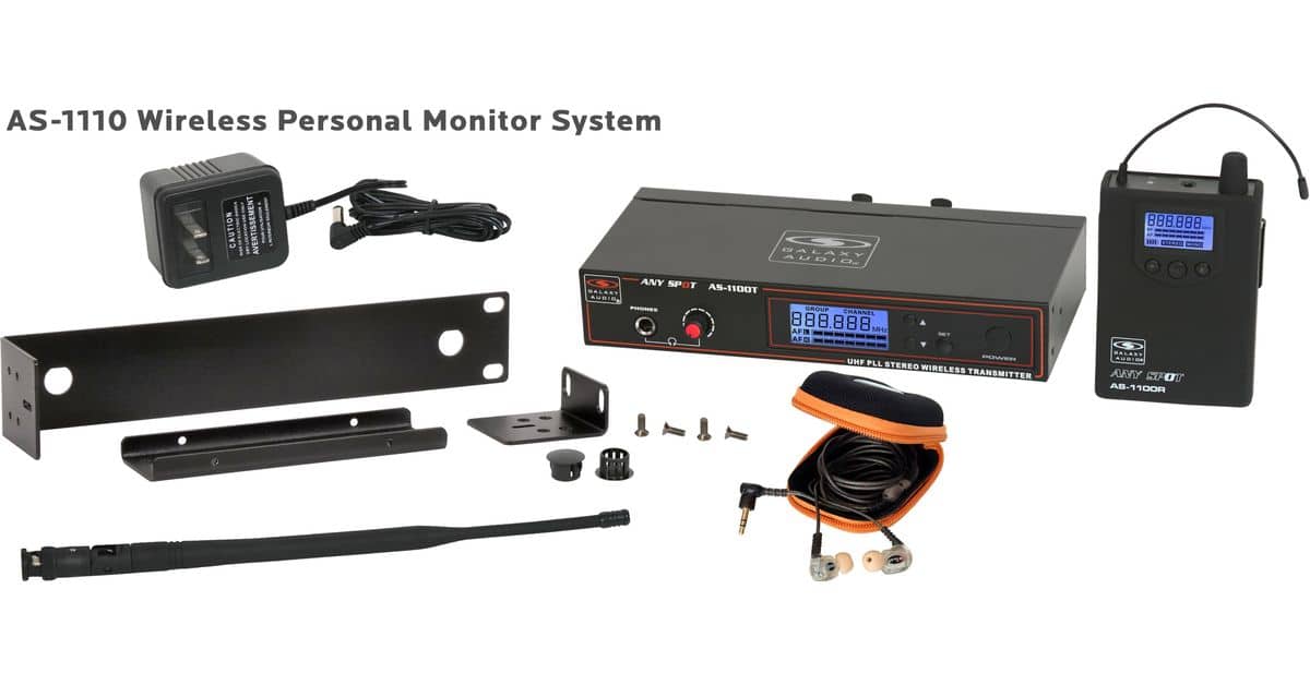 AS-1110 with EB10 Wireless In-Ear System