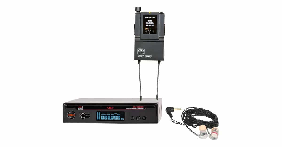 AS-1806 with EB6 Wireless Personal Monitor System