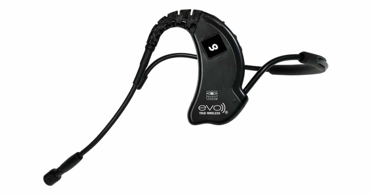 EVO-E Fitness Headset Mic no windscreen