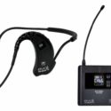 EVO-E Water/Sweat Resistant Cableless Headset Mic & Pocket-Sized Wireless Receiver Mic System