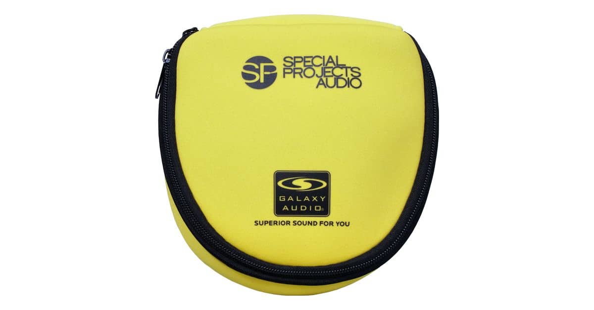 Included Protective Neoprene Headset Mic Pouch