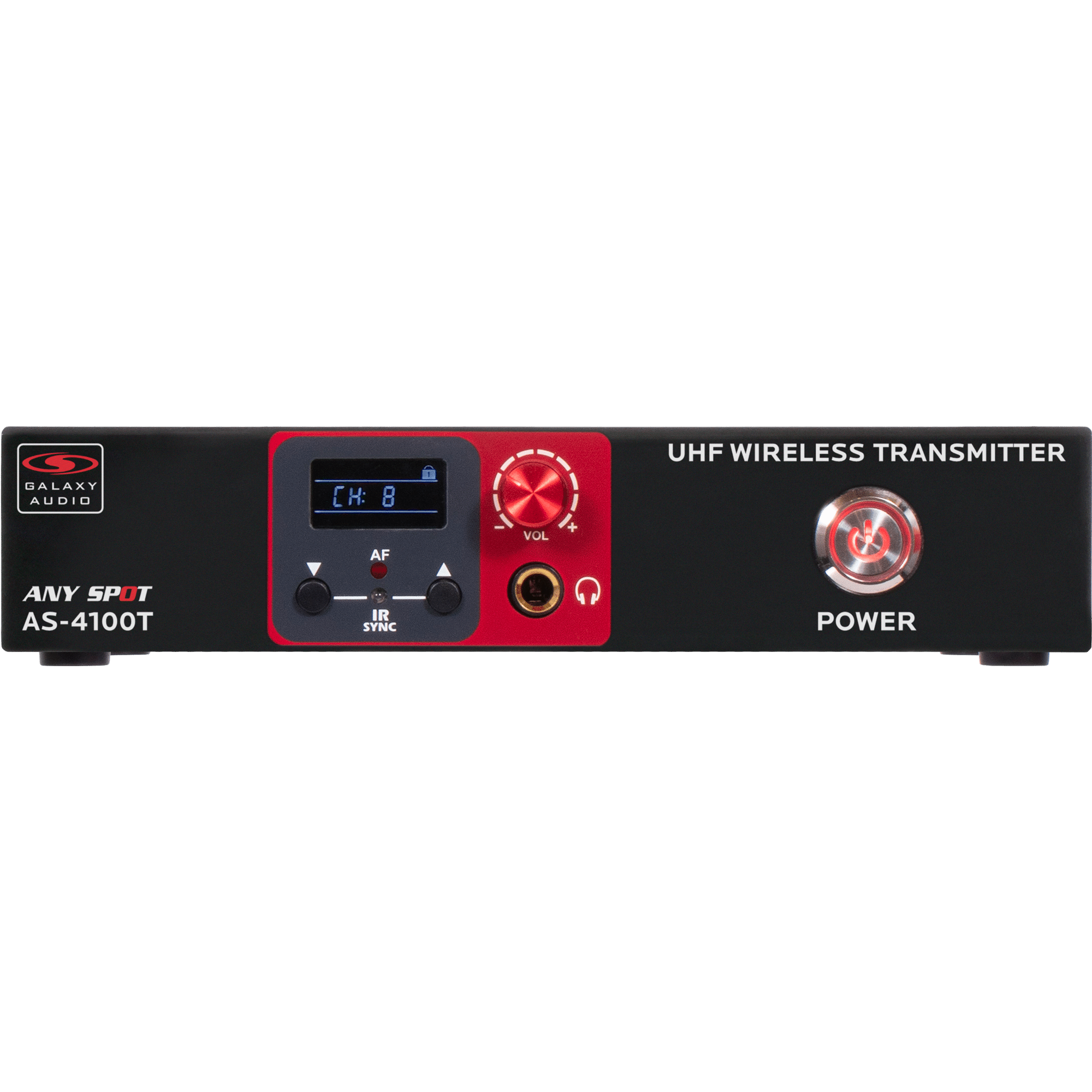 AS-4100T Wireless Personal In-Ear Monitor Transmitter Front