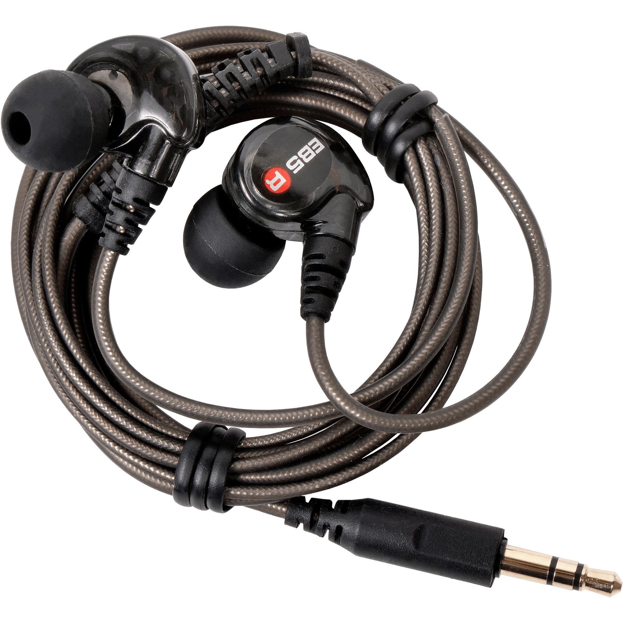 EB5 Stereo Personal Monitoring Earbuds / Earphones Coiled Image